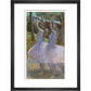 Dancers in Violet Dresses - Art print