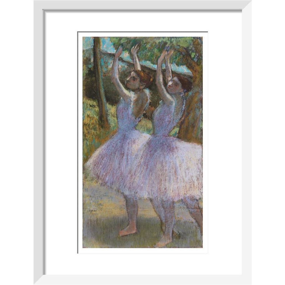Dancers in Violet Dresses - Art print
