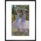 Dancers in Violet Dresses - Art print