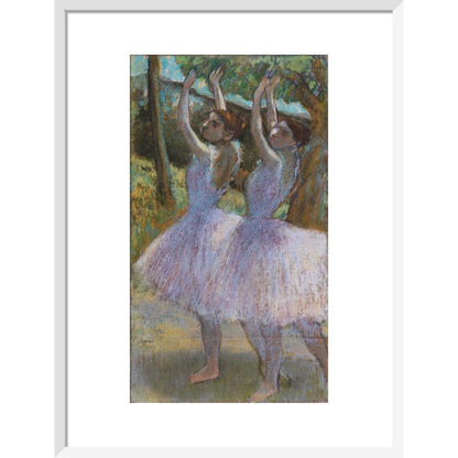 Dancers in Violet Dresses - Art print