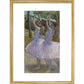 Dancers in Violet Dresses - Art print