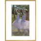 Dancers in Violet Dresses - Art print