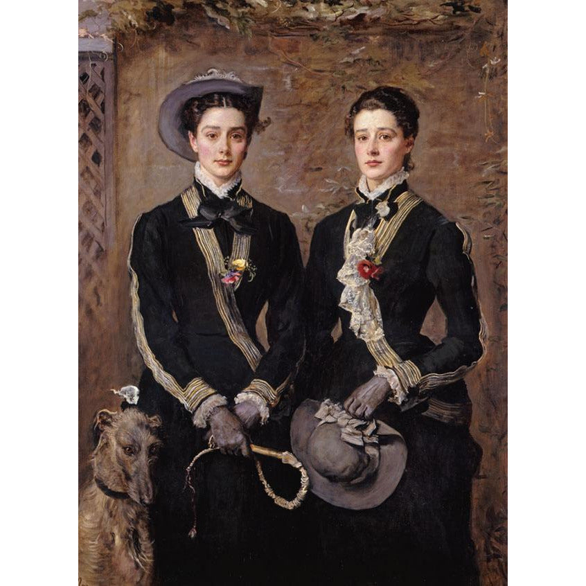 John Everett Millais, The Twins, Kate and Grace Hoare, 1876. From the Fitzwilliam Museum, Cambridge