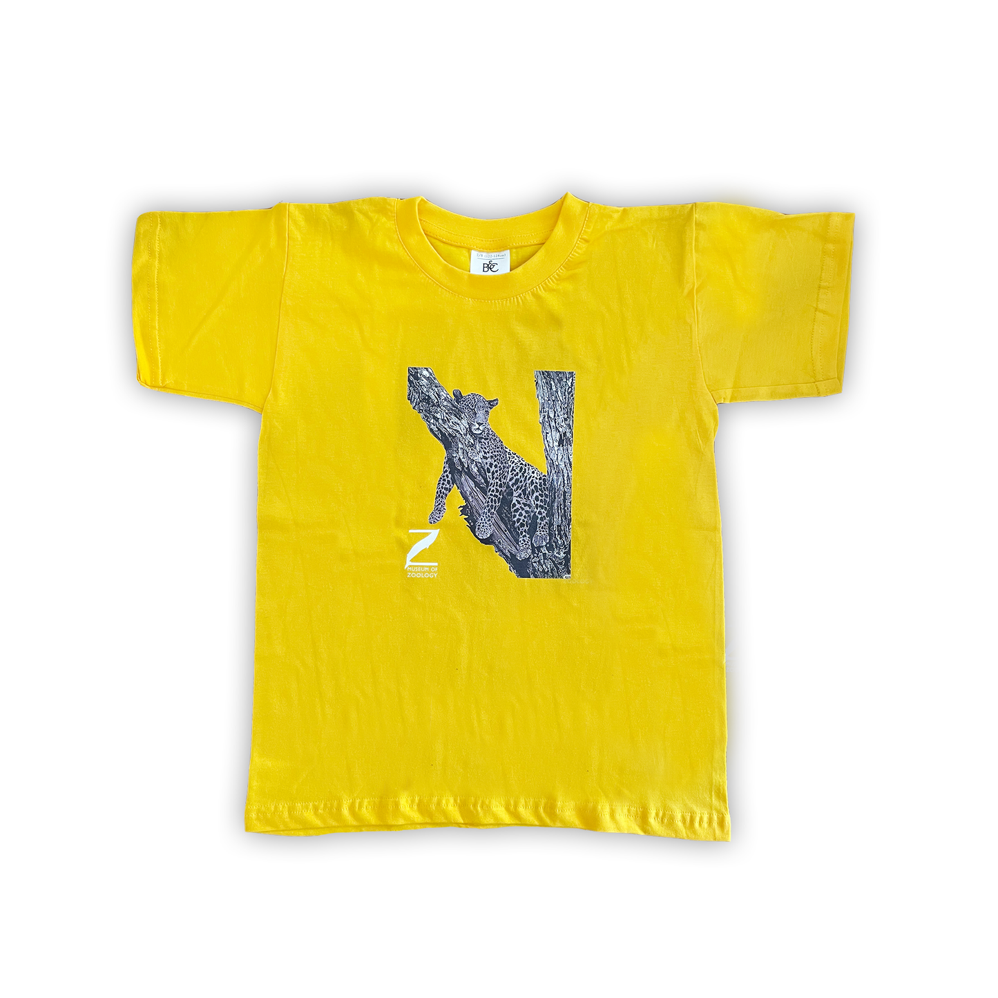 Sleeping Leopard on Yellow - Children's T-shirt